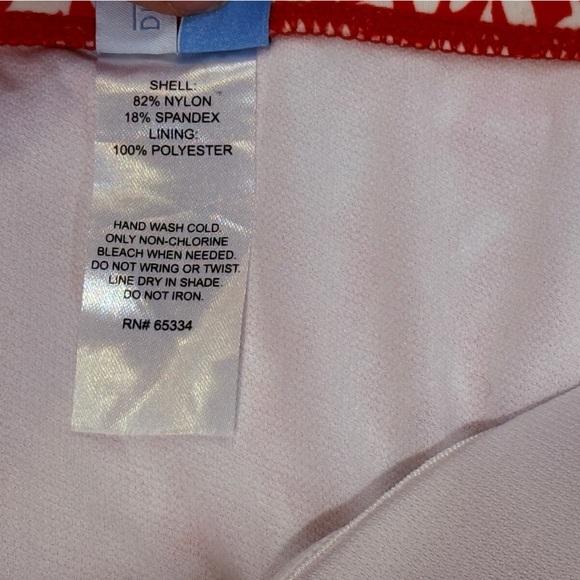 Women’s DRAPER JAMES Summer Picnic faux wrap halter swim dress- Size Small - Picture 8 of 8